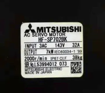 HF-SP702BK Mitsubishi Converter Parts 143V Input Servo Motor