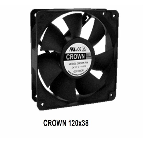 Crown 12038 Ventilador DC sin escobillas H8