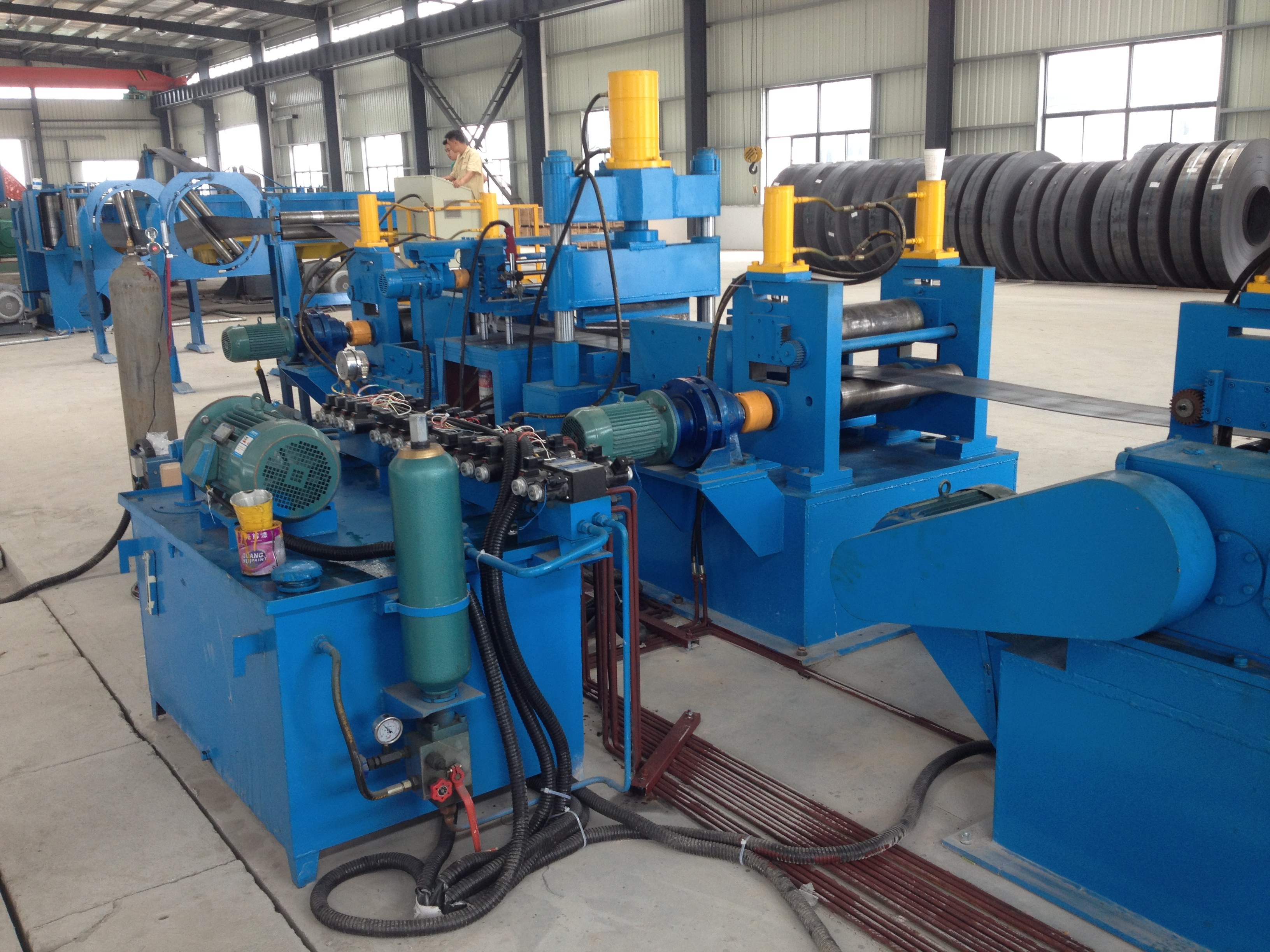 shear welder line