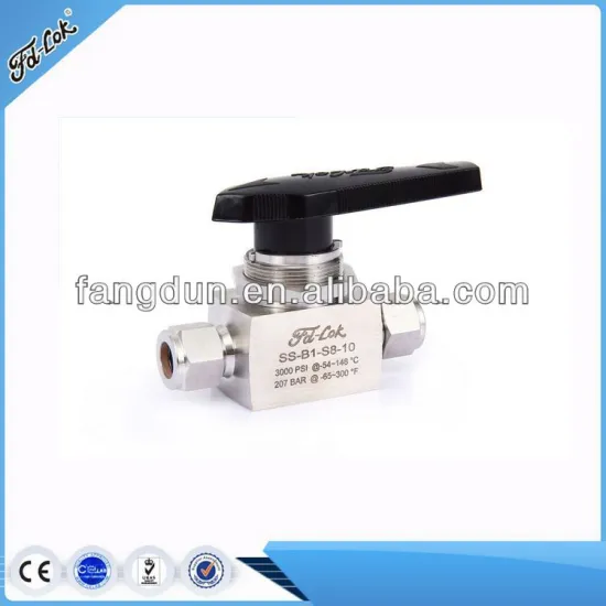 New Design 3 Pcs Ball Valves