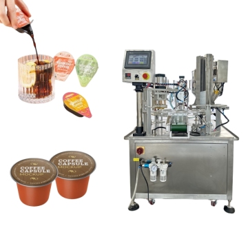 WB-FBY2 Automatic High-Efficiency Espresso Tea Syrup Cup Filling and Sealing Machine