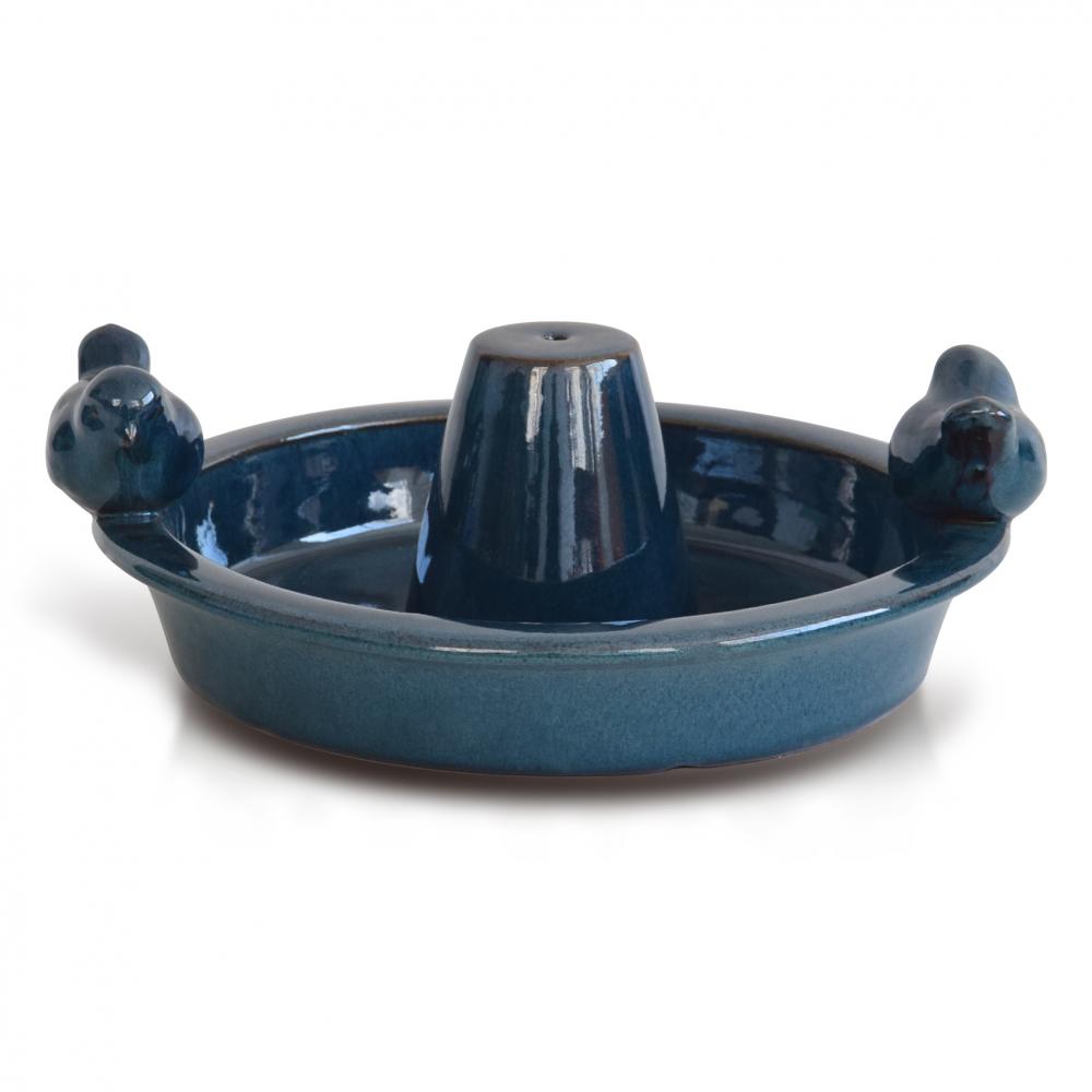 Hanging Birdbath Blue 2