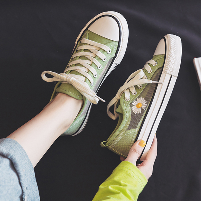 Small White Shoes Embroidery