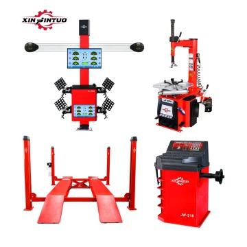 Xinjintuo Tire Changer Combo: 3D Car Wheel Alignment Stationary Auto Service Equipment