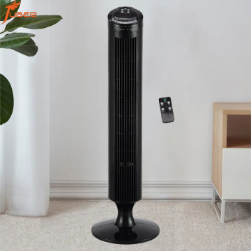 JUBER Factory Price Electric Floor Noiseless Air Cooling Bladeless Tower Fan With Remote