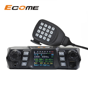 ECOME MT-690 50 วัตต์ VHF UHF Car Ham Mobile Base Base Base Walkie Talkie สำหรับรถยนต์