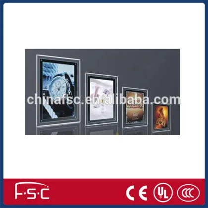Smart lighting advertising led crystal light box
