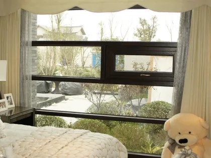 Aluminium Wooden Awing window/High quality Awing Window