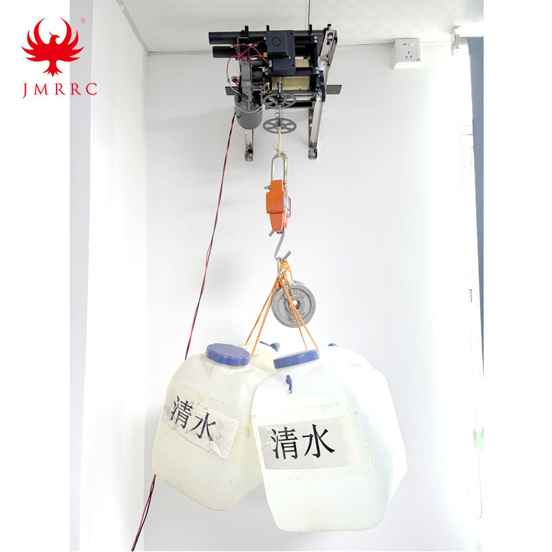 Drone Winch with 30m Rope and Hook for Delivery Electric Cargo Winch