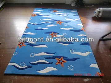 Handmade Carpets, Handmade Rugs, Wool/ Acrylic Handmade Carpets and Rugs D-4