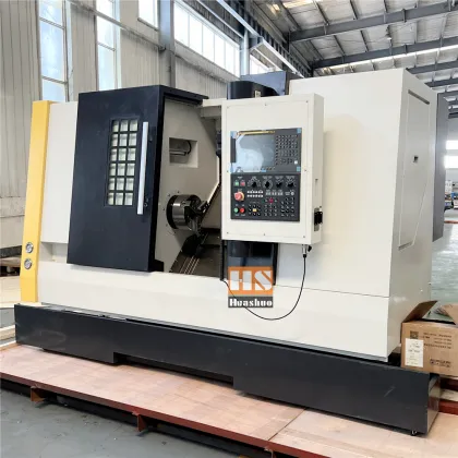 Factory-Priced New Okuma Single Spindle CNC Lathe with GSK Control for Heavy Duty Vertical Alloy Wheel Turning - Made in China