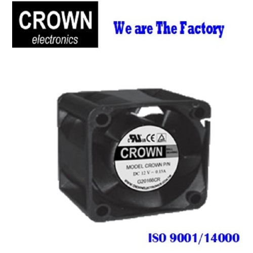 CROWN 03828 12vDc Brushless Silent Axial Cooling Fan