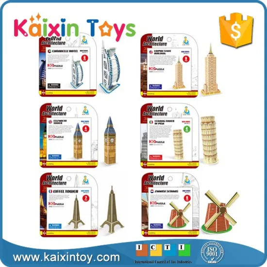 small custom 3d paper puzzle for promotion