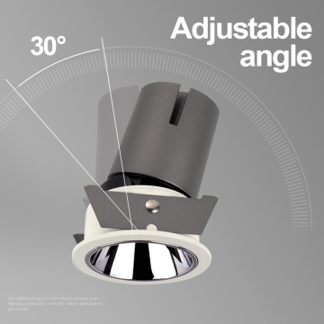 SL-CL1J Verstellbares LED-Einbau-Downlight mit Sicherheitsseil