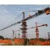 12ton Potain Tower Crane / Luffing Crane With 101m Height Under Hook 7032 Stationary Attached