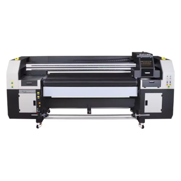 Hybrid UV Inkjet Printer with Epson I3200U Printheads for Leather Printing (1.8m Width)