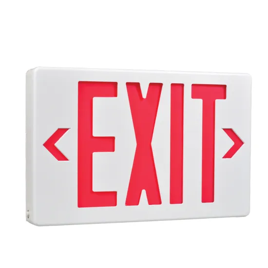 UL cUL Listed LED Exit Sign Manufacturer (1976) - Offers LED Exit Lights with Double Arrow Options: JEE2RWE
