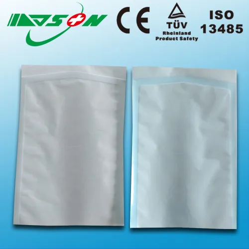 Surgical gown packaging sterilization pouch