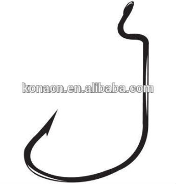 Jig head round bent sea fishing hook worm hook fishing tackle