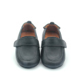 China Black Elegant Skidproof Baby Boat Shoes Supplier
