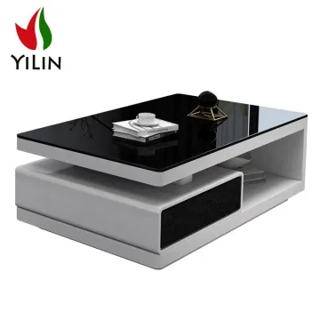 Factory Price Wholesale Luxury Coffee Tables: Tempered Glass and Wooden Coffee Tables
