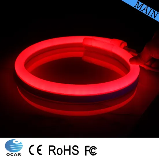 2015 newest 12v mini color changing led neon flex rope light