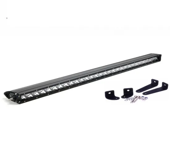 12V 24V waterproof IP68 42Inch 200w Super Slim Single Row tow truck Led car head tube Light Bar