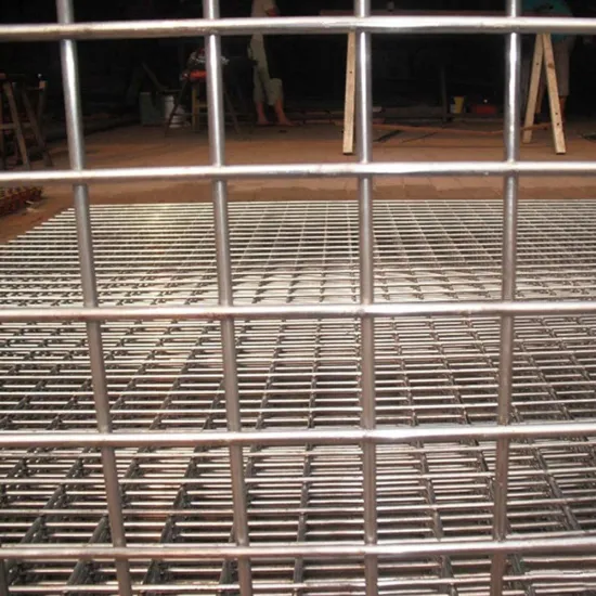 6x6cm Galvanized Welded Wire Mesh Fence