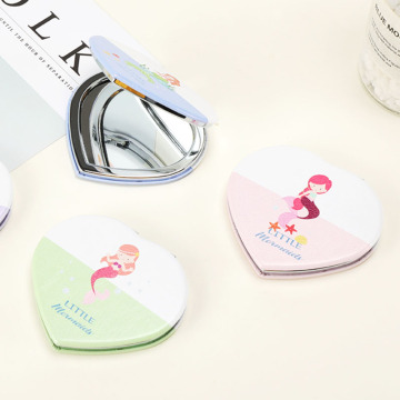 Customizable Mini Square Pocket Folding Compact Mirror - Modern Design Handheld Cosmetic Mirror