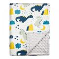 Cotton Swaddle Minky Minky Baby Throw Crotet per il neonato