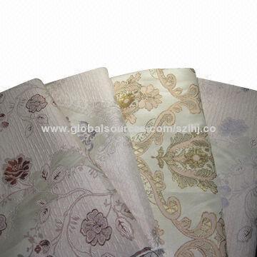Fashionable Curtain Fabric with Different Flowers