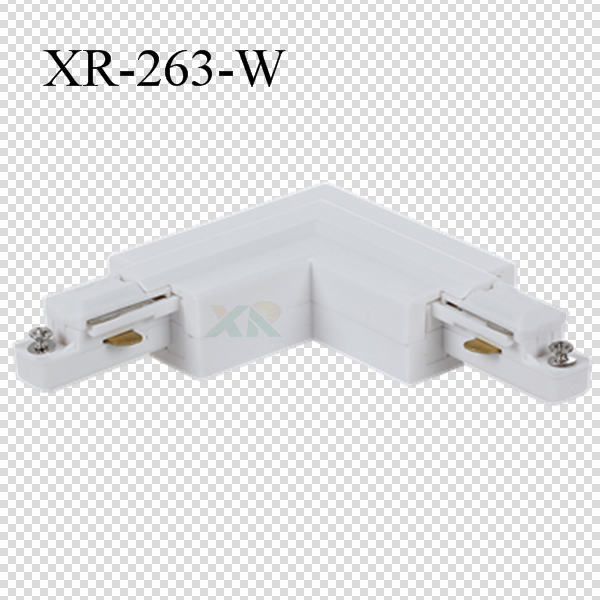 2 wires L Connector in white
