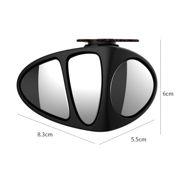 360 Rotation Adjustable Wide Angle Rear View Mirror for Car Blind Spot
