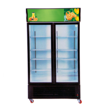 Commercial Glass Door Coolers for Beverage Display in Supermarkets