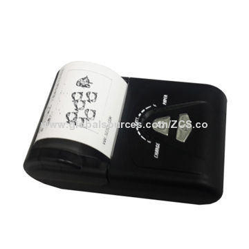 58mm Wireless Mobile Bluetooth Thermal Printer, Picture Barcode and Any Language Printing