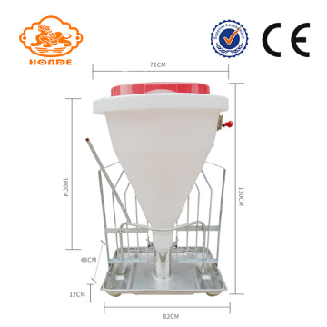 Calha de alimentador molhado seco automático para suinocultura