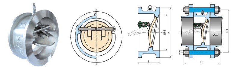 Wafer Type Tilting Disc Swing Check Valve