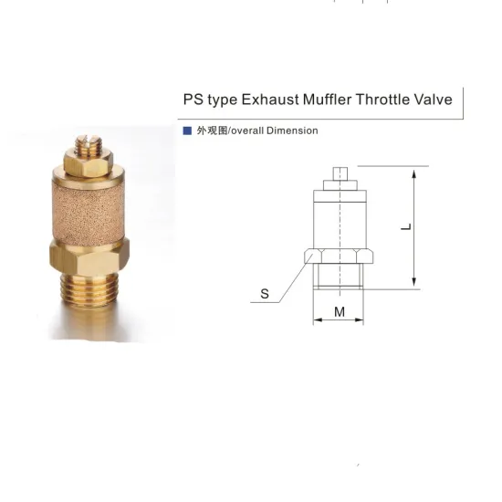 PS Type Exhaust Muffler Throrrle valve filter element