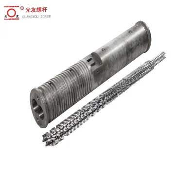 Butoi cu două șuruburi paralele OEM eficient pentru extrudarea PVC