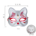 Meia máscara facial de raposa japonesa
