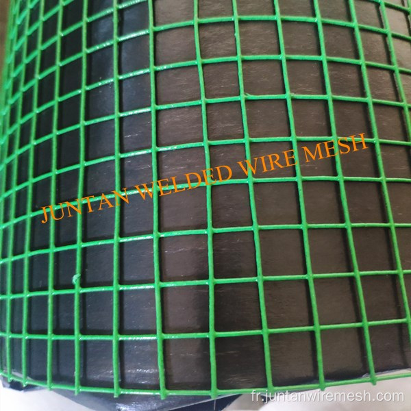 Rouleau de maille de fil soudé soudé en PVC