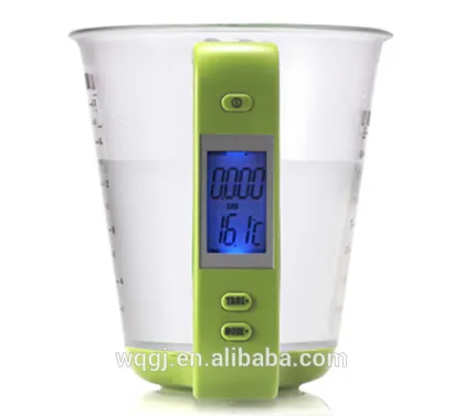 Brand New Practical Electronic Digital Baking Scale Transparent Cup Kitchen Scale with Handle