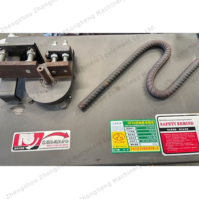 220V Single Phase Portable CNC Metal Bar Hoop Bending Machine for House Building