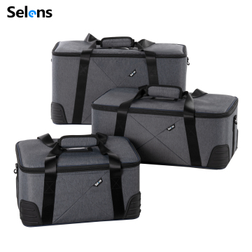 Selens Light Carrying Case 55*29*30CM - SMP2_LC-L: Waterproof Photography Equipment Storage Box