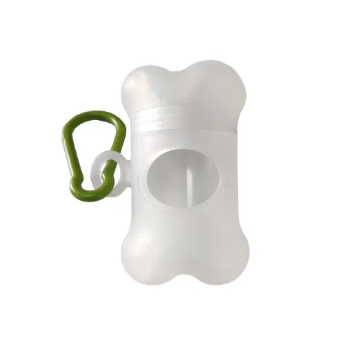 Plastic Boneshaped Dog Poop Bag Dispenser, High Quality Plastic Bone