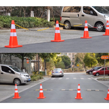 PVC road warning colored safety traffic cone