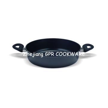 Forged Aluminium shallow soup pot