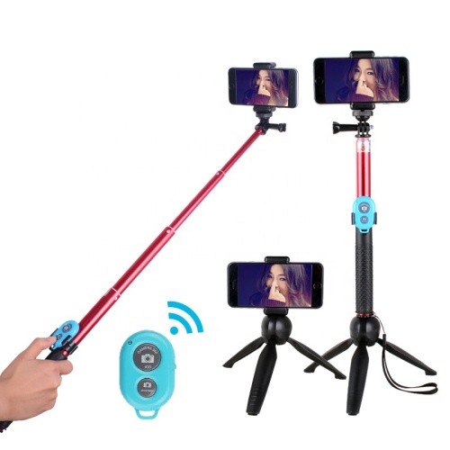 Pendirian selfie tripod tongkat selfie fleksibel kernel