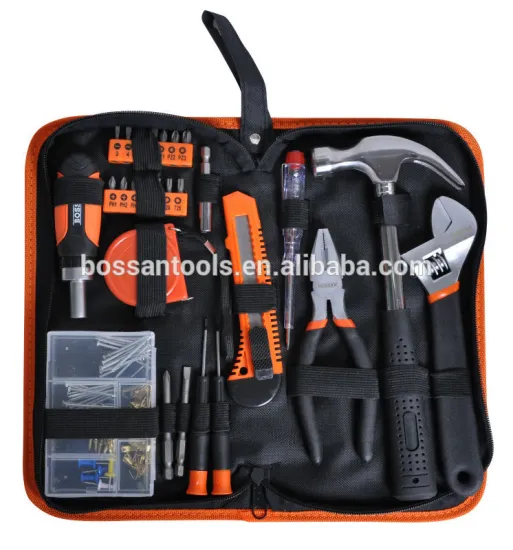 86 pcs household tool kits with tool bag