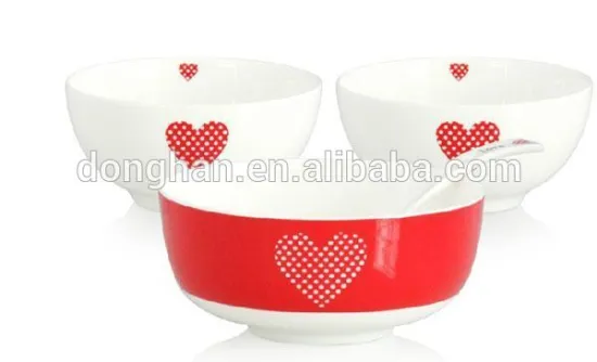 China hot selling oem decal wholesale soup bowls